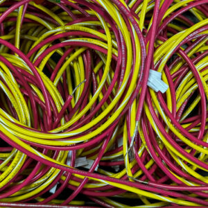 wire lead red yellow